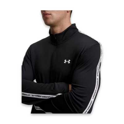 Under Armour 6012357 Ua Tech Taping 1/2 Zip Siyah Erkek Sweatshirt - 3