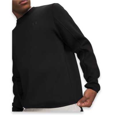 Under Armour 6013430 Ua Unstoppable Flc Crew Sweatshırt Siyah Erkek Sweatshirt - 3