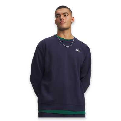 Under Armour 6013447 Ua Rıval Flc Crew Lacivert Erkek Sweatshirt 