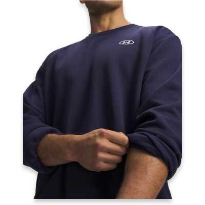 Under Armour 6013447 Ua Rıval Flc Crew Lacivert Erkek Sweatshirt - 3