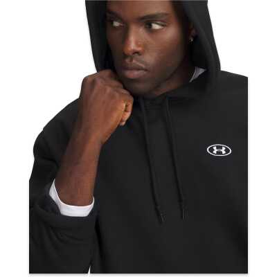 Under Armour 6013448 Ua Rival Flc Hoodie Siyah Erkek Sweatshirt - 3