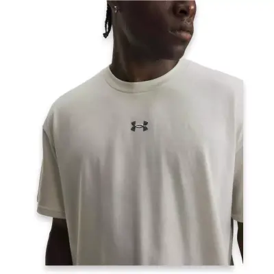 Under Armour 6013618 Ua M Hwt Metal Logo Ss -T Beyaz Erkek T-Shirt - 3