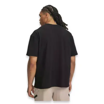 Under Armour 6013618 Ua M Hwt Metal Logo Ss -T Siyah Erkek T-Shirt - Under Armour (1)