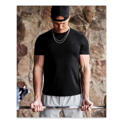 Under Armour 6016291 The Bouncy Tee Siyah Erkek T-Shirt - 4