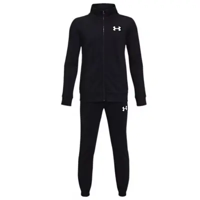 Under Armour 1363290 Ua Knit Track Siyah Çocuk Eşofman Takımı - 1