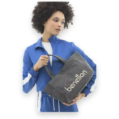 United Colors Of Benetton Bnt_1102 El 20X27X15 Gri Kadın Çanta - 2
