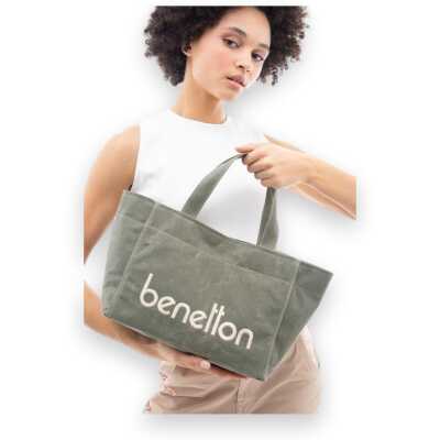 Benetton Bnt_1102 El 20X27X15 Haki Kadın Çanta 