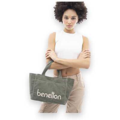 Benetton Bnt_1102 El 20X27X15 Haki Kadın Çanta - 2