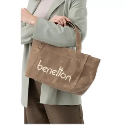 United Colors Of Benetton Bnt_1102 El 20X27X15 Hardal Kadın Çanta 