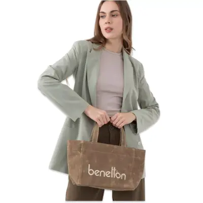 United Colors Of Benetton Bnt_1102 El 20X27X15 Hardal Kadın Çanta - 2