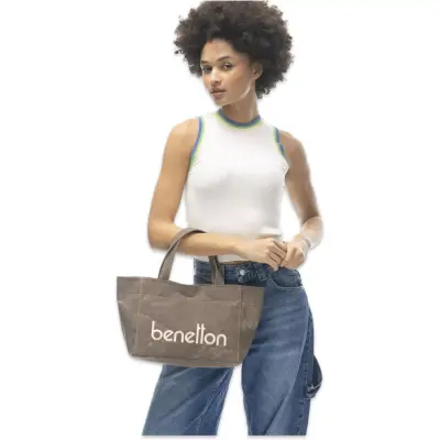 Benetton Bnt_1102 El 20X27X15 Kahverengi Kadın Çanta 