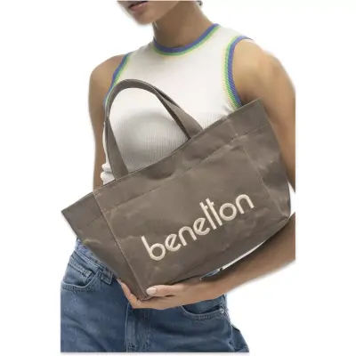 Benetton Bnt_1102 El 20X27X15 Kahverengi Kadın Çanta - 2
