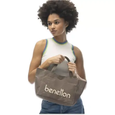 Benetton Bnt_1102 El 20X27X15 Kahverengi Kadın Çanta - 3