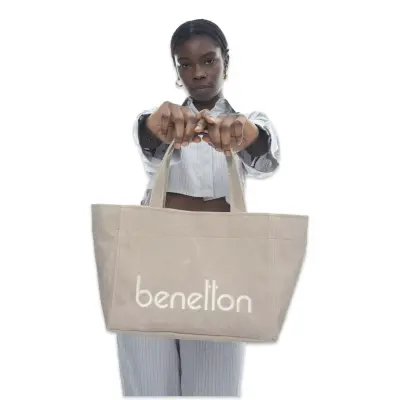 United Colors Of Benetton Bnt_1102 El 20X27X15 Kum Kadın Çanta 