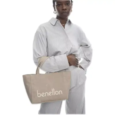 United Colors Of Benetton Bnt_1102 El 20X27X15 Kum Kadın Çanta - 3