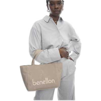 Benetton Bnt_1102 El 20X27X15 Kum Kadın Çanta - 3
