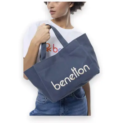 United Colors Of Benetton Bnt_1102 El 20X27X15 Lacivert Kadın Çanta - 2