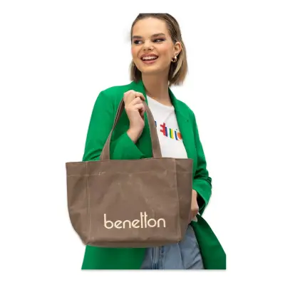 United Colors Of Benetton Bnt_1163 29X31X16 Omuz Kahverengi Kadın Çanta - 1