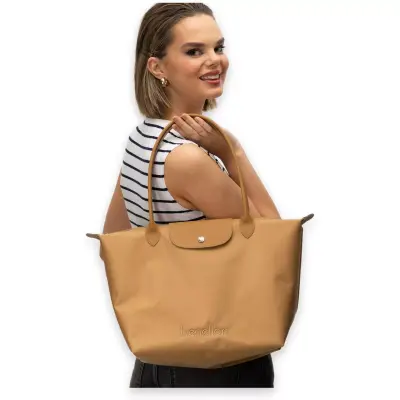United Colors Of Benetton Bnt_1355 33X30X18 Omuz Camel Kadın Çanta - 3
