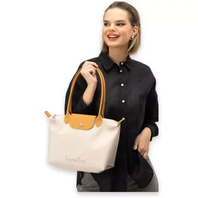 United Colors Of Benetton Bnt_1357 23X36X15 El Bej Kadın Çanta 
