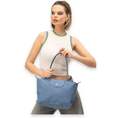 United Colors Of Benetton Bnt_1357 23X36X15 El Mavi Kadın Çanta - 2