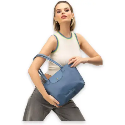 United Colors Of Benetton Bnt_1357 23X36X15 El Mavi Kadın Çanta - 3