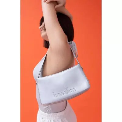 United Colors Of Benetton Bnt_1467 26X15X8 El Gümüş Kadın Çanta 