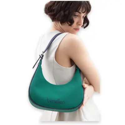 United Colors Of Benetton Bnt_1592 14X27X7 Omuz Yeşil Kadın Çanta 