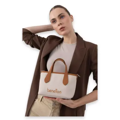 United Colors Of Benetton Bnt_1598 15X18X11 El Bej Kadın Çanta - 2