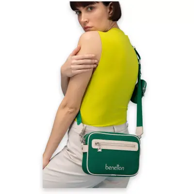 United Colors Of Benetton Bnt_1603 16X23X6 Omuz Yeşil Kadın Çanta - 1