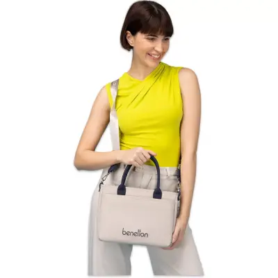 United Colors Of Benetton Bnt_1614 20X26X11 El Bej Kadın Çanta - 2