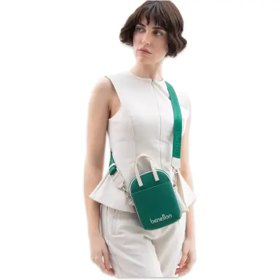 United Colors Of Benetton Bnt_1625 20X14X3 Kol Sı Yeşil Kadın Çanta - 2