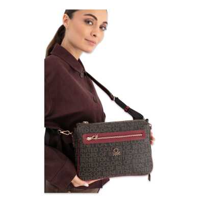 United Colors Of Benetton Bnt_1637 18X27X9,5 Omuz Kahverengi Kadın Çanta - benetton