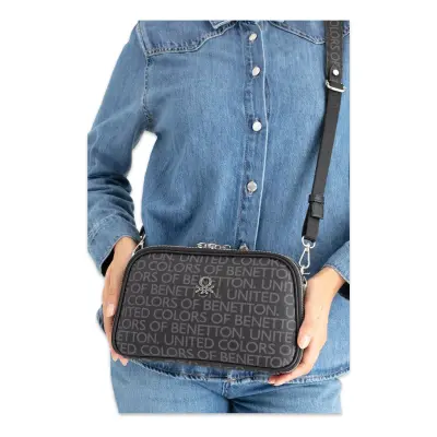 United Colors Of Benetton Bnt_1638 16X25X9 Omuz Siyah Kadın Çanta - 1