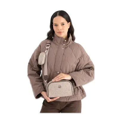 United Colors Of Benetton Bnt_1639 14X20X8 Omuz Bej Kadın Çanta - benetton (1)