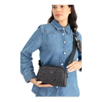 United Colors Of Benetton Bnt_1639 14X20X8 Omuz Siyah Kadın Çanta 