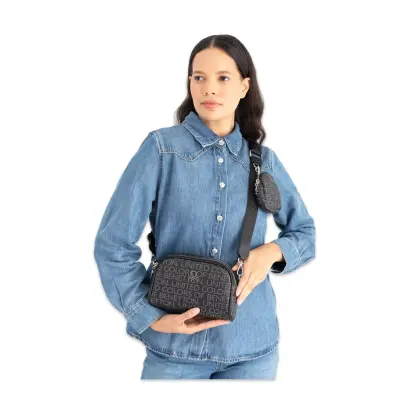 United Colors Of Benetton Bnt_1639 14X20X8 Omuz Siyah Kadın Çanta - benetton (1)