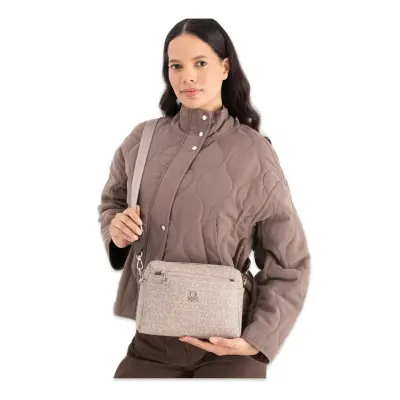 United Colors Of Benetton Bnt_1642 17X24X7 Çapraz Bej Kadın Çanta - 2
