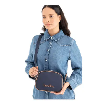 United Colors Of Benetton Bnt_1648 15X20X8 Çapraz Lacivert Kadın Çanta - benetton (1)