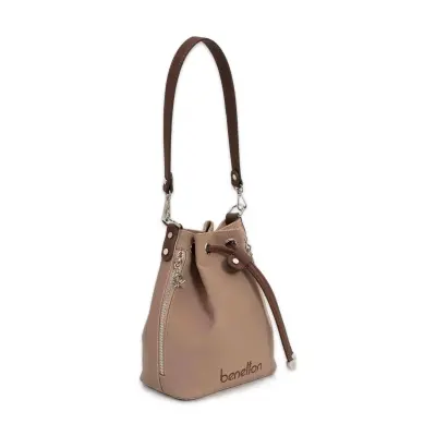 United Colors Of Benetton Bnt_1650 23X18X9 Omuz Vizon Kadın Çanta - 1