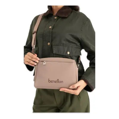 United Colors Of Benetton Bnt_1651 17X24X7 Omuz Vizon Kadın Çanta - 1
