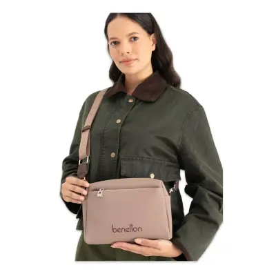 United Colors Of Benetton Bnt_1651 17X24X7 Omuz Vizon Kadın Çanta - 2
