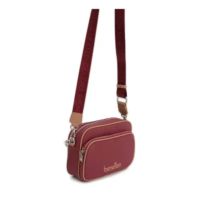 United Colors Of Benetton Bnt_1653 17X22X7,5 Omuz Bordo Kadın Çanta - 1