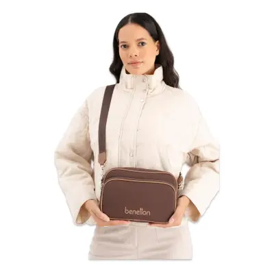 United Colors Of Benetton Bnt_1653 17X22X7,5 Omuz Kahverengi Kadın Çanta - benetton (1)
