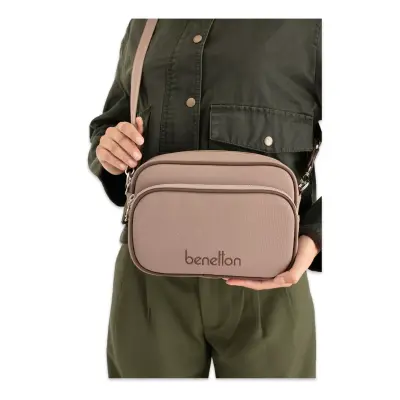 United Colors Of Benetton Bnt_1653 17X22X7,5 Omuz Vizon Kadın Çanta 