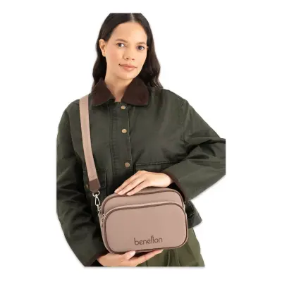 United Colors Of Benetton Bnt_1653 17X22X7,5 Omuz Vizon Kadın Çanta - benetton (1)