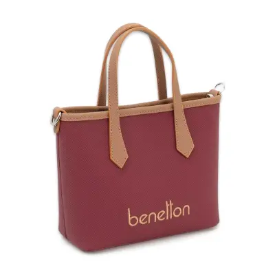 United Colors Of Benetton Bnt_1654 18X22X9 Omuz Bordo Kadın Çanta 