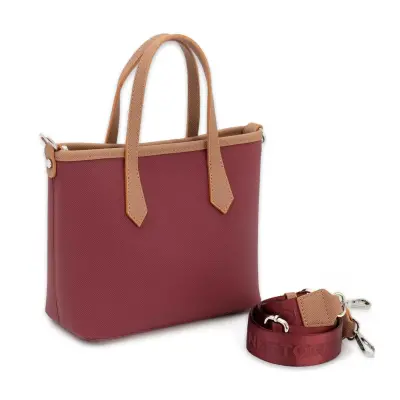 United Colors Of Benetton Bnt_1654 18X22X9 Omuz Bordo Kadın Çanta - 2