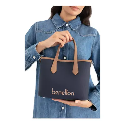 United Colors Of Benetton Bnt_1654 18X22X9 Omuz Lacivert Kadın Çanta 