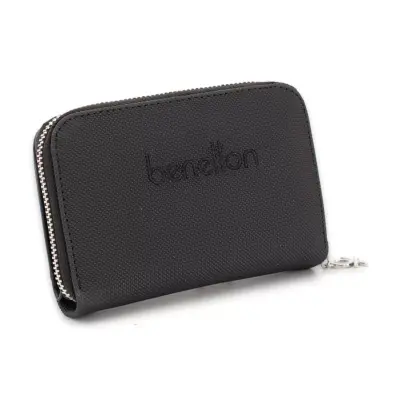 United Colors Of Benetton Bnt_1656 9X14,5X2 Siyah Unisex Cüzdan 